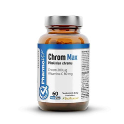 Chrom max glutenfrit kosttilskud 60 kapsler - PHARMOVIT (CLEAN LABEL)