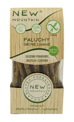 Fingerplanter med hørfrø, tomater, hvidløg og basilikum glutenfri 200 g - New Mountain