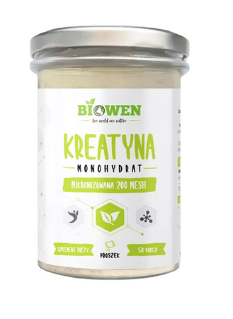 Kreatinmonohydratpulver glutenfrit kosttilskud 250 g - HempKing (Biowen)