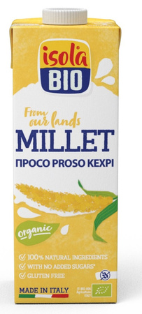 Glutenfri hirse-drik bio 1 l