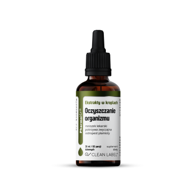 Ekstrakter i dråber til udrensning af kroppen glutenfrit kosttilskud 30 ml - Pharmovit