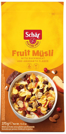 Glutenfri frugtmüsli 375 g - Schar
