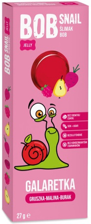 Pære-hindbær-beder-snack uden tilsat sukker bob snegl, 27 g