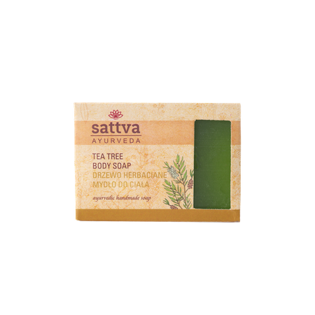 Tea tree body bar soap 125 g - Sattva