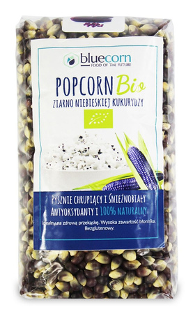 Blå majspopcorn bio 350 g