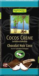Fairtrade-bitter chokolade med kokosfyld BIO 100 g