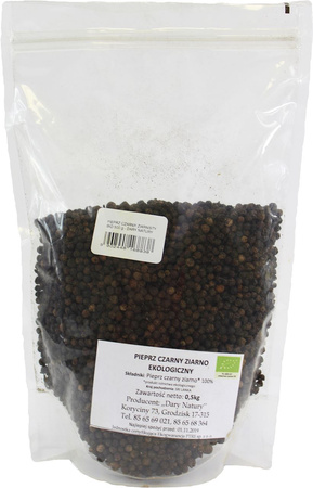 Sorte peberkorn bio 500 g