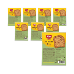 SÆT 8 x Pan rustico glutenfrit landbrød 250 g