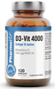 Vitamin D3-Vit 100 µg (4000 IU) glutenfrit kosttilskud 120 kapsler - Pharmovit (Clean Label)