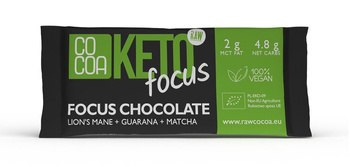 Keto focus chokolade BIO 40 g - Kakao