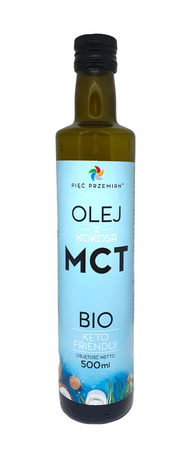 MCT keto glutenfri kokosolie bio 500 ml - Five Transformations