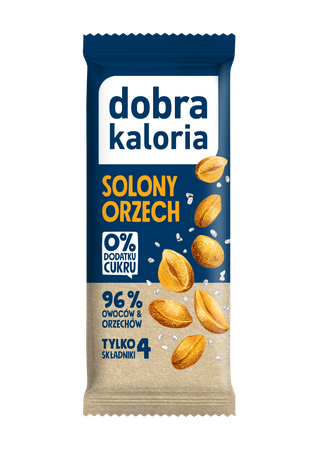 Baton solony orzech bez dodatku cukru 35 g