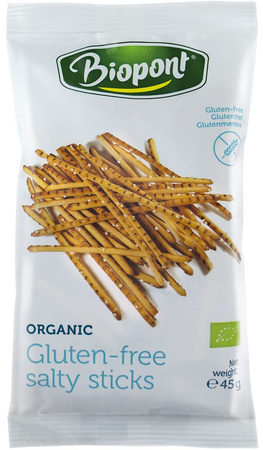 Glutenfri saltede sticks bio 45 g