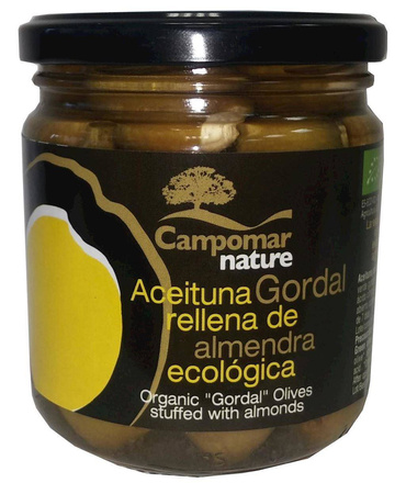 Oliwki zielone gordal z migdałami BIO 350 g