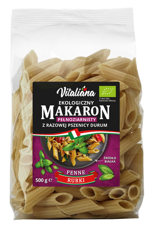 Pasta (fuldkorn durumhvede) penne bio 500 g - vitaliana