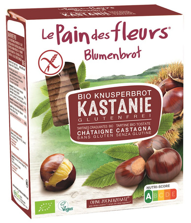 Kastanjeknækbrød glutenfri bio 150 g - Le Pain des Fleurs