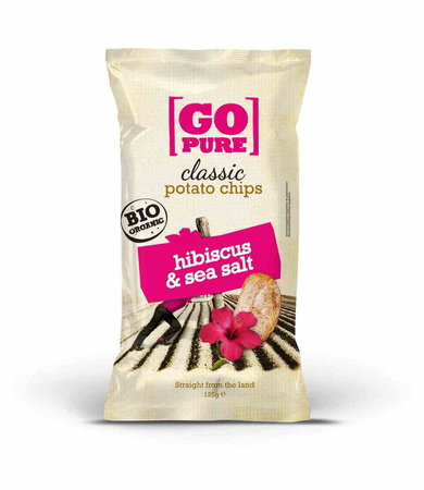 Glutenfri hibiscus-chips BIO 125 g