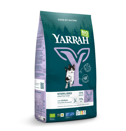 (til steriliserede katte) foder med kylling og sild bio 700 g