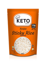 Glutenfri konjac-nudler (sticky rice) til sushi 200 g - KETO CHEF (BETTER THAN FOODS)