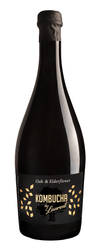 Champagnekombucha på egeblade med smag af hyldeblomster bio 750 ml - Kombucha By Laurent
