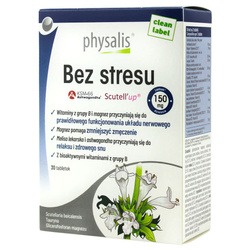 Tablet til reduktion af stress 30 stk. – Physalis - kosttilskud