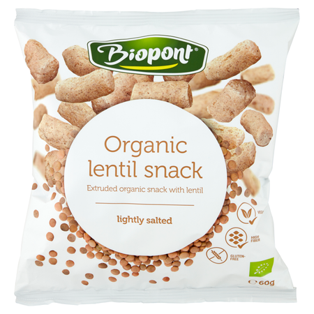Linsechips let saltet glutenfri bio 60 g