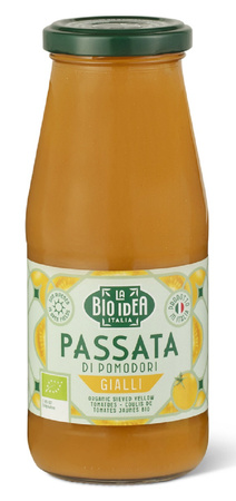 Tomatpassatasauce af gule tomater bio 500 ml - LA BIO IDEA