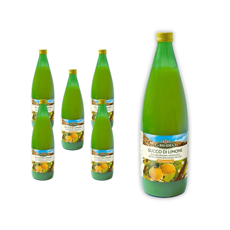 KIT 6 x Citronsaft bio 1 l - Horeca