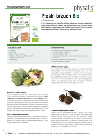 Flad mave tabletter kosttilskud BIO 45 stk. - Physalis