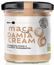 Macadamianøddecreme uden tilsat sukker bio 300 g - DIET-FOOD