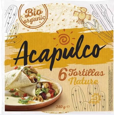 Tortilla bio 240 g (6 stykker)
