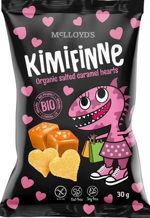 Glutenfri majschips med smag af saltet karamel BIO 30 g