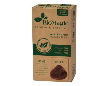 Hårfarve meget mørk mahogni-blond (66.43) 250 g - Biomagic