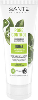 Pore control facial cleansing gel med BHA-syre og grøn te ECO 100 ml - SANTE