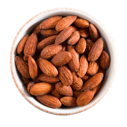 Ristede og saltede mandler 500 g - TOLA