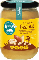 Ristet peanut crunchy cream BIO 500 g - Terrasana