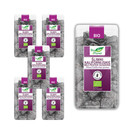 SET 6 x californiske svesker uden kerner glutenfri bio 400 g - Bio Planet