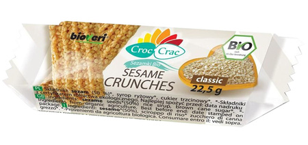 Sesames classic bio 22,5 g - croc-crac (bioveri)