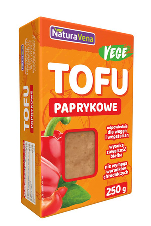 Tofu i tern med peberfrugt 250 g - Naturavena