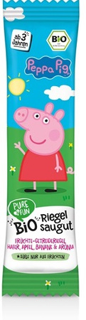 Æble-banan-arison-havregrynsbar BIO 25 g Peppa Pig - HEJO!