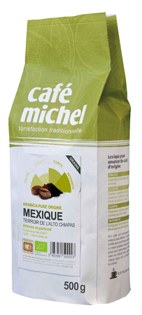 Arabica 100% Mexico bønnekaffe bio 500 g - Cafe Michel