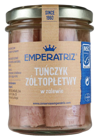 Gulfinnet tunfilet i saltlage 200 g (140 g) (glas)