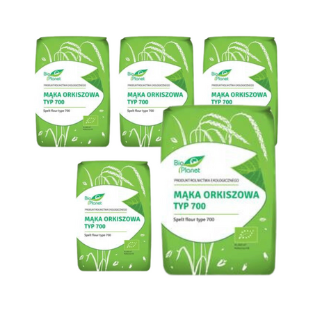 KIT 5 x speltmel type 700 bio 1 kg