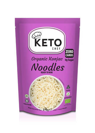 Nudler (Konjac nudeltype klar til wok) glutenfri bio 270g - Keto Chef (Better Than Foods)