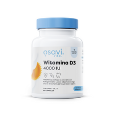 D3-vitamin 100 µg (4000 IE) glutenfrit kosttilskud 60 kapsler - OSAVI