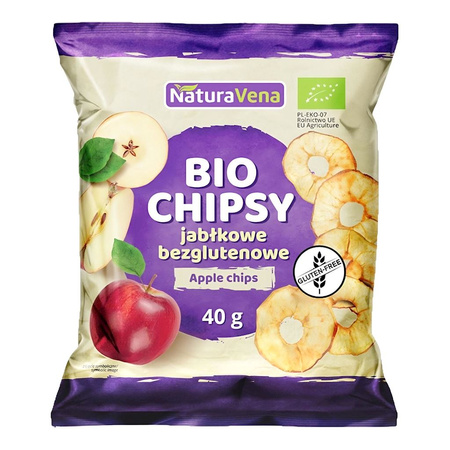 Æblechips bio 40 g - Naturavena