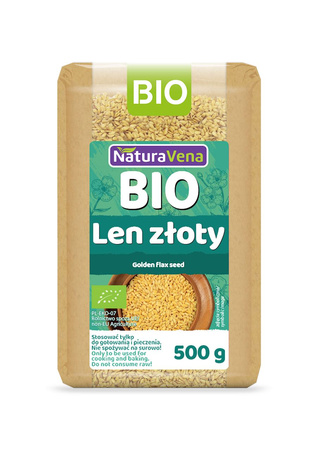 Gylden hør bio 500 g - NATURAVENA