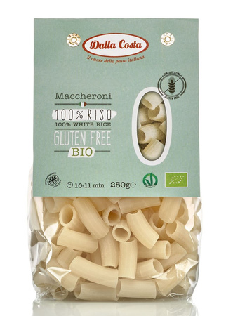 Pasta (hvide ris) maccheroni glutenfri bio 250 g