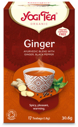Økologisk ingefærte (ginger) BIO (17 x 1,8 g) 30,6 g – Yogi Tea
