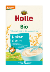 Fuldkornshavregrød uden tilsat sukker fra 5 måneder demeter bio 250 g - Holle